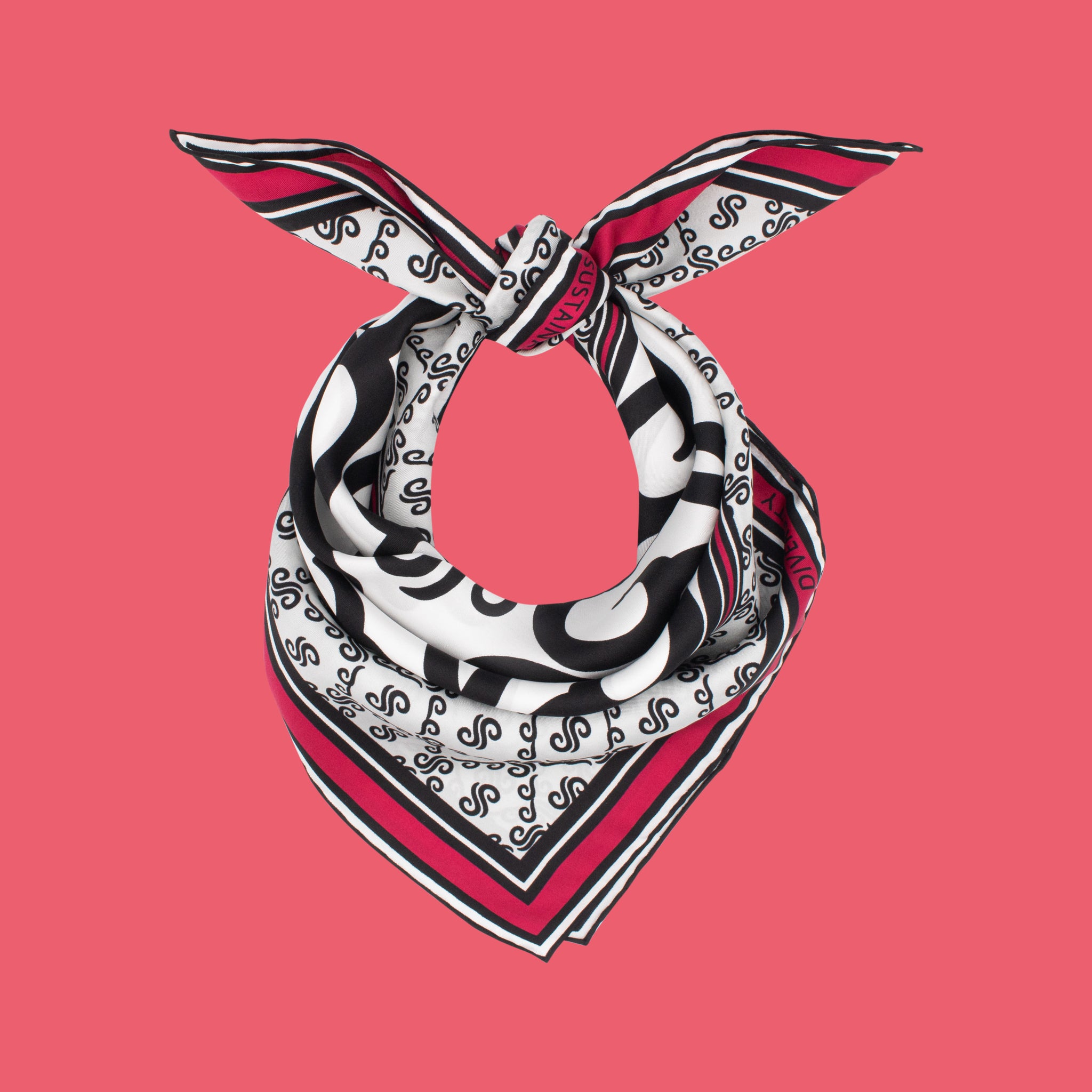 SEE Signature “S” Pattern Silk Scarf – See Company