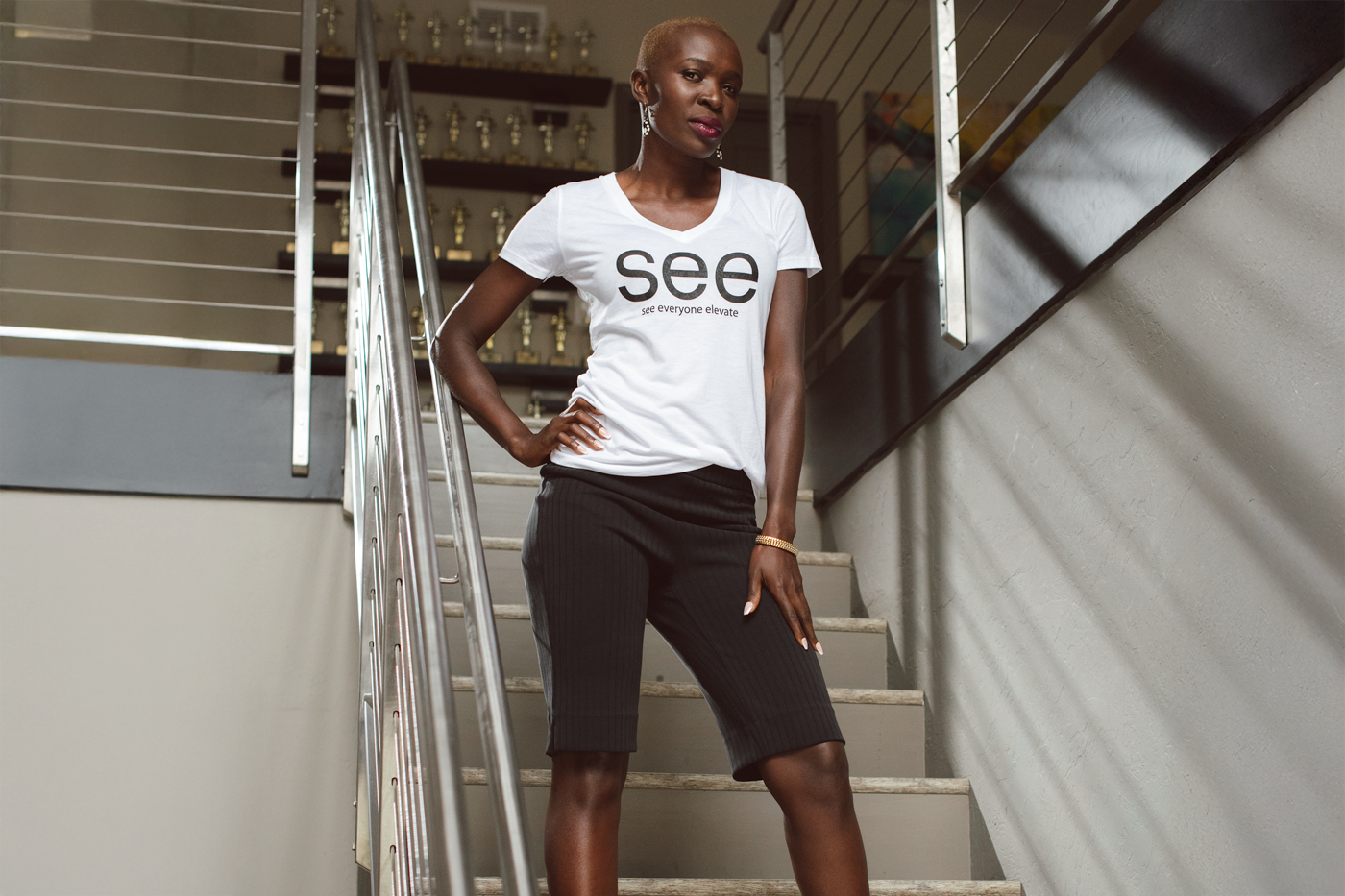 “ARISE” Long Shorts S / Midnight Black